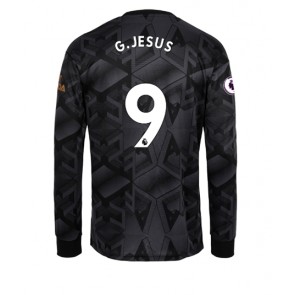 Arsenal Gabriel Jesus #9 Bortatröja 2022-23 Långärmad